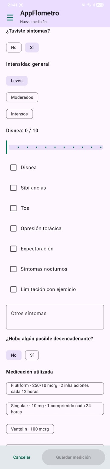 Captura 13 de AppFlometro